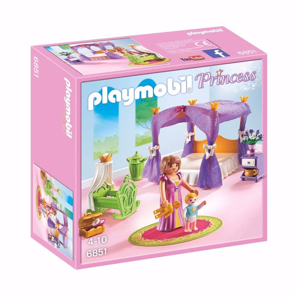 Playmobil 6851 Princess Chamber with Cradle, Fun Imaginative Role-Play, PlaySets Suitable for Children Ages 4+