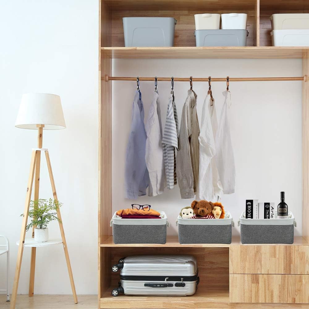 Cestas para Organizar Cestas de almacenaje Decorativas Contenedores de