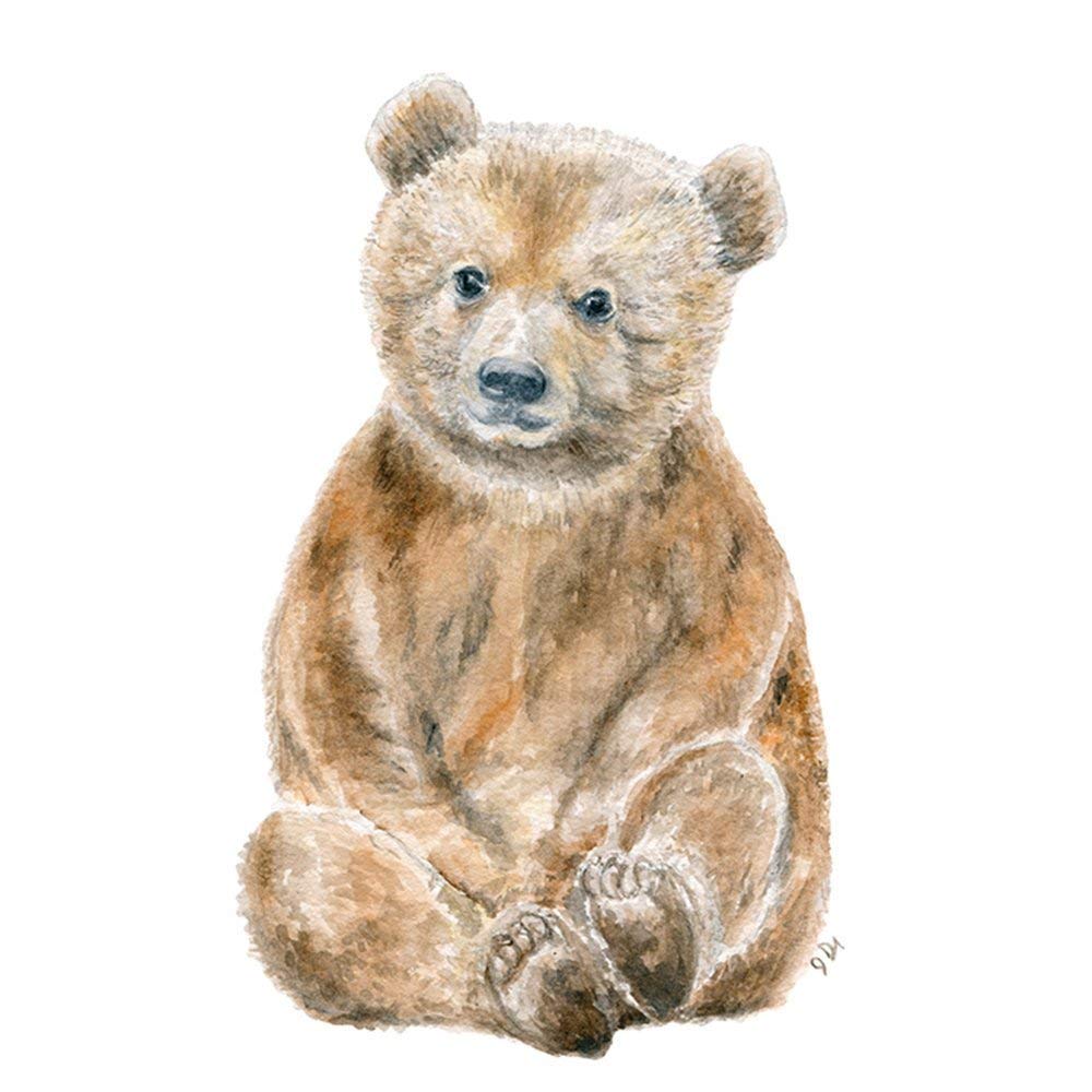 Bear Nursery Art Print, Baby Bear Wall Art, Childrens Room