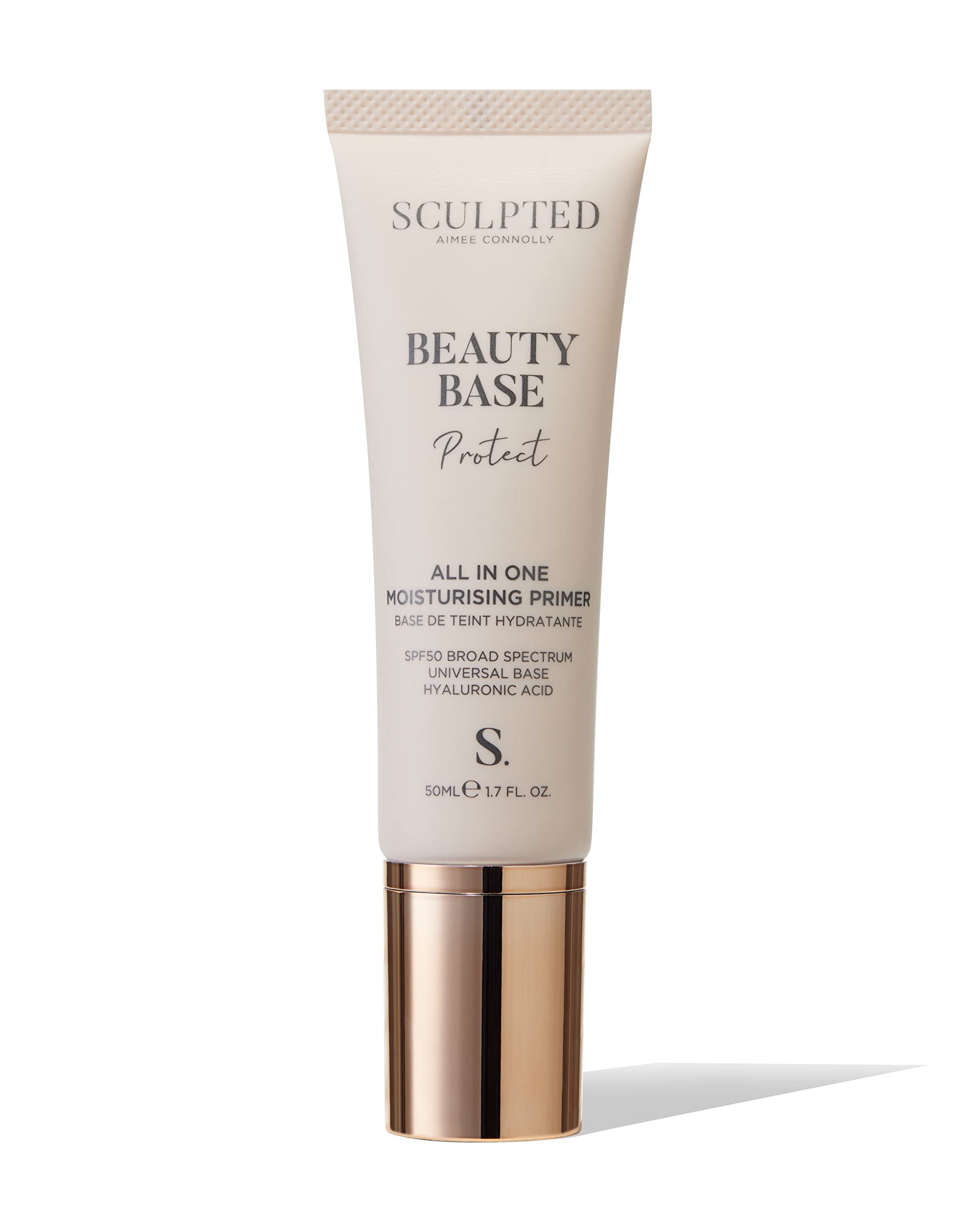Beauty Base Protect SPF 50 Primer from Sculpted by Aimee (Protect) – 50ml All in One Moisturising Primer that Protects from UVA and UVB, Perfecting your Skin
