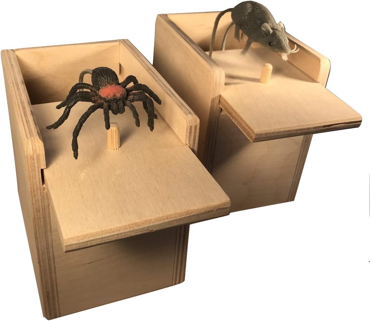 Saving Shepherd Mouse & Spider Surprise Box ~ 2 USA Handmade Fun Prank Gag Gifts
