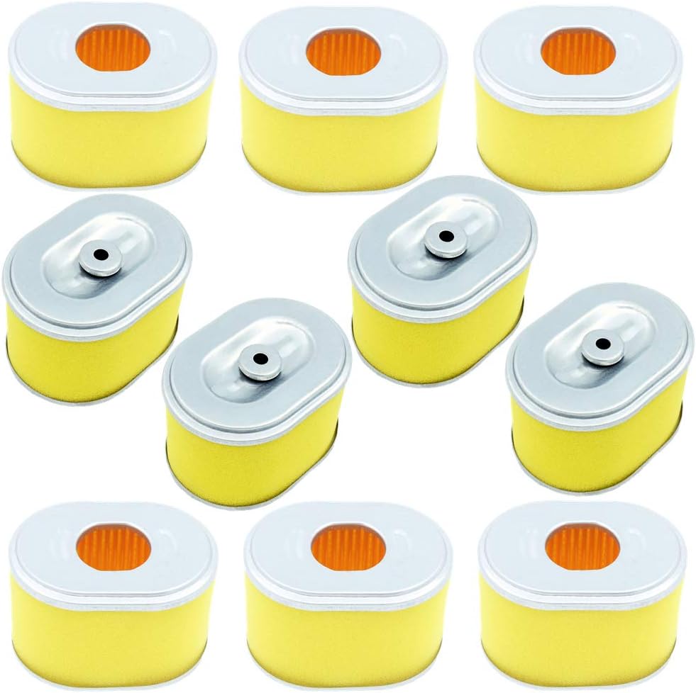 QAZAKY 10PCS Filter for GX100 GX110 GX120 GX140 GX160 GX200 196690 702262 217458 EG2200X EZ2500 F501 F501K1 F501K2 FC600 FC600K1 FR600 FR650 FR750 WMP20X WMP20X1 WT20XK2 WT20XK3 WT20XK4