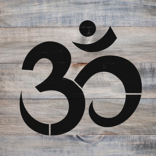 Om Symbol Stencil Template - Reusable Stencil with Multiple Sizes Available