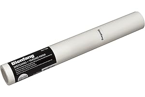 Bienfang Sketching & Tracing Paper Roll, White, 18 Inches x 50 Yards - for Drawing, Trace, Sketch, Sewing Pattern