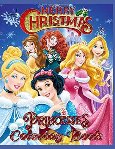 Download Merry Christmas Princesses: Coloring book: exclusive pages for coloring with fantastic heroes PDF