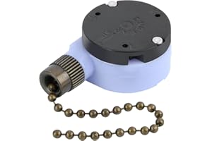 BSENTSTER ZE-228s 2 Speed 3 Wire Ceiling Fan Switch Pull Chain Switch Lamps Replacement Parts Ceiling Fan Accessories(Bronze Chain)