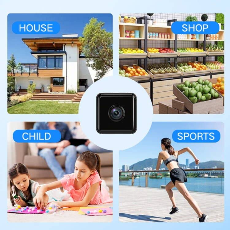 Condition photo showing New/Like New for mini indoor wireless wifi camera small home security cameras body small outdoor hd spy micro nanny c