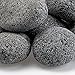 American Fireglass 10 Lbs Grey Tumbled Lava Stones for Fire Pit or Fireplace