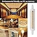 LESHP LED Bulbs 120LED 10W 1100LM R7S 118mm 100-265V 3000K Warm White Bulbs Double Ended Tungsten Halogen Bulbs Replacement 2 Pcs Not Dimmable