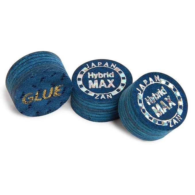 ZAN HYBRID MAX Pool Billiard CUE TIP 8 Layers 13 or 14