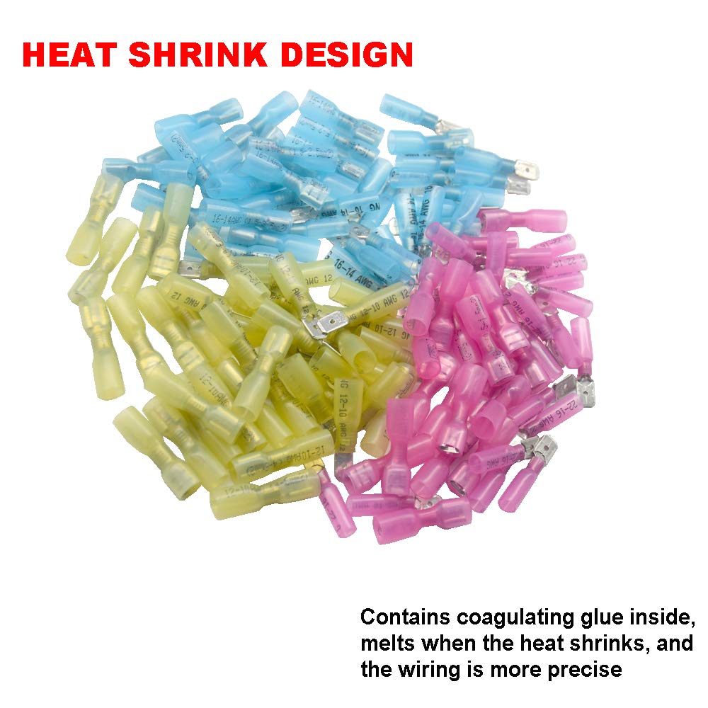 Yosawo 120 Pieces Heat Shrink Wire Connectors - Image 5