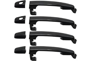 UOIENRT 69211-AA010 4Pcs Door Handle Set Replacement for 2003-2008 Toyota Corolla Matrix, 69211AA010C0 69211AA020C0 69211-AA0