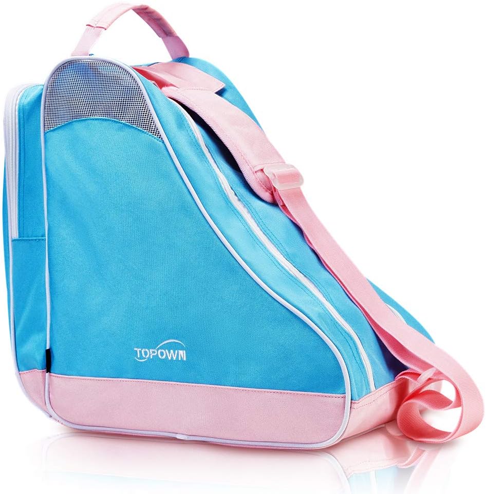 TOPOWN Ice Skate Bag Roller Skates Bag for Men Inline Skate Bag for Women Roller Skate Bag Premium Ice Skate Bag for Child/Adult Up to Size 12(US) : Sports & Outdoors