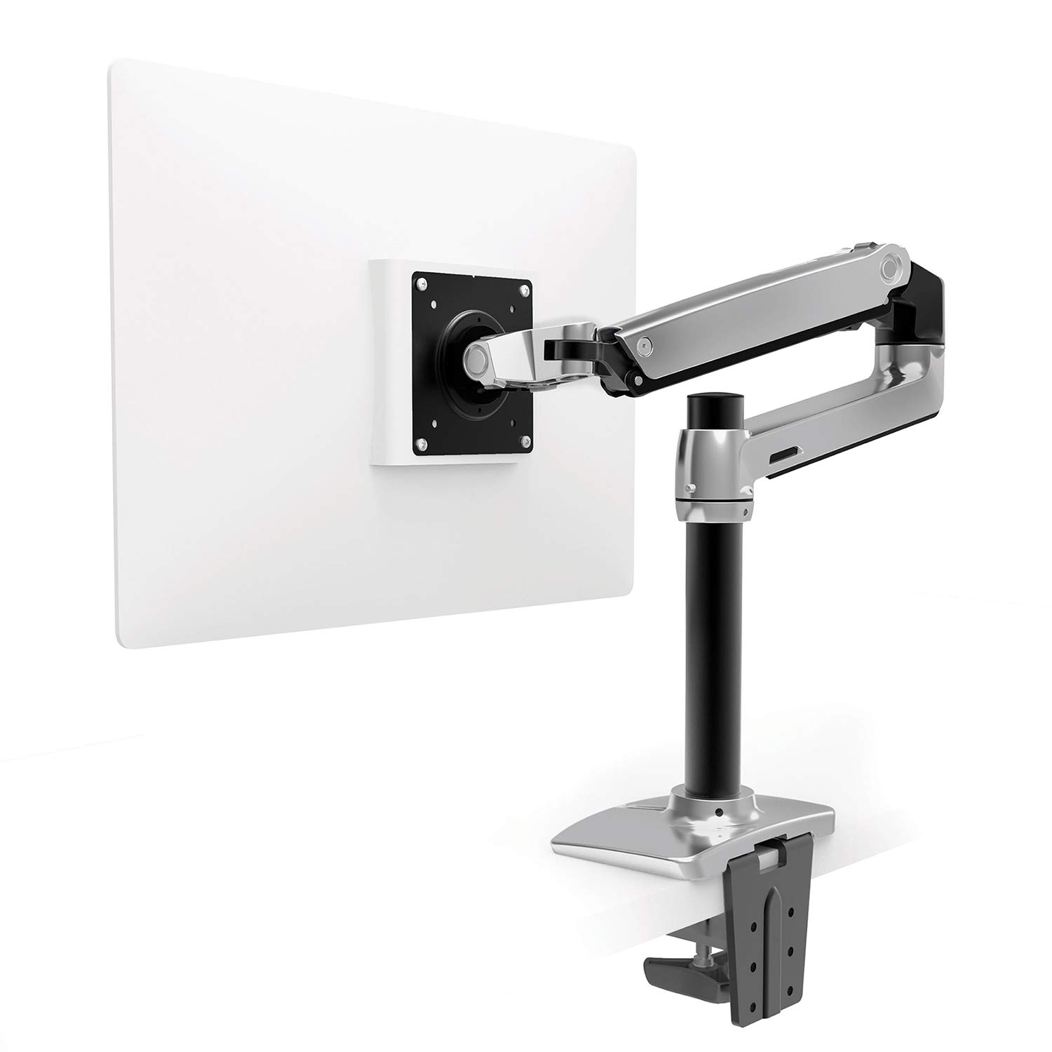 Ergotron LX Desk Mount Monitor Arm Tall Pole, Polished Aluminum