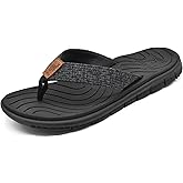 KuaiLu Womens Casual Flip Flops Yoga Mat Comfortable Cushion Arch Support Walking Thong Sandals Lightweight Non-Slip Summer Beach Slippers