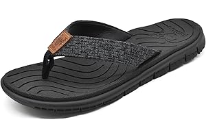 KuaiLu Womens Casual Flip Flops Yoga Mat Comfortable Cushion Arch Support Walking Thong Sandals Lightweight Non-Slip Summer Beach Slippers