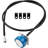 Remote Brake Bias Adjuster Cable Compatible with Wilwood Replaces 340-4990 | 5-Ft Length with 3/8-24 Thread. Ideal for racers, track cars, and competition vehicles needing in-cockpit brake bias tuning
