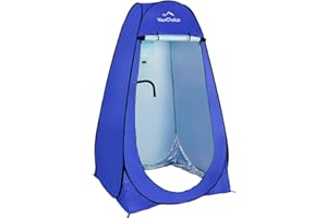 Your Choice Pop Up Privacy Shower Tent - Portable Changing Tent for Camping, Beach & Hiking - 6.2FT Lightweight with Carry Bag, Quick Setup & Full Coverage