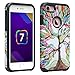 [GW USA] Compatible for iPhone 8 Case, iPhone 7 Case [Shock Absorption] Hybrid Dual Layer Armor Defender Protective Case Cover for iPhone 8 / iPhone 7, Colorful Tree
