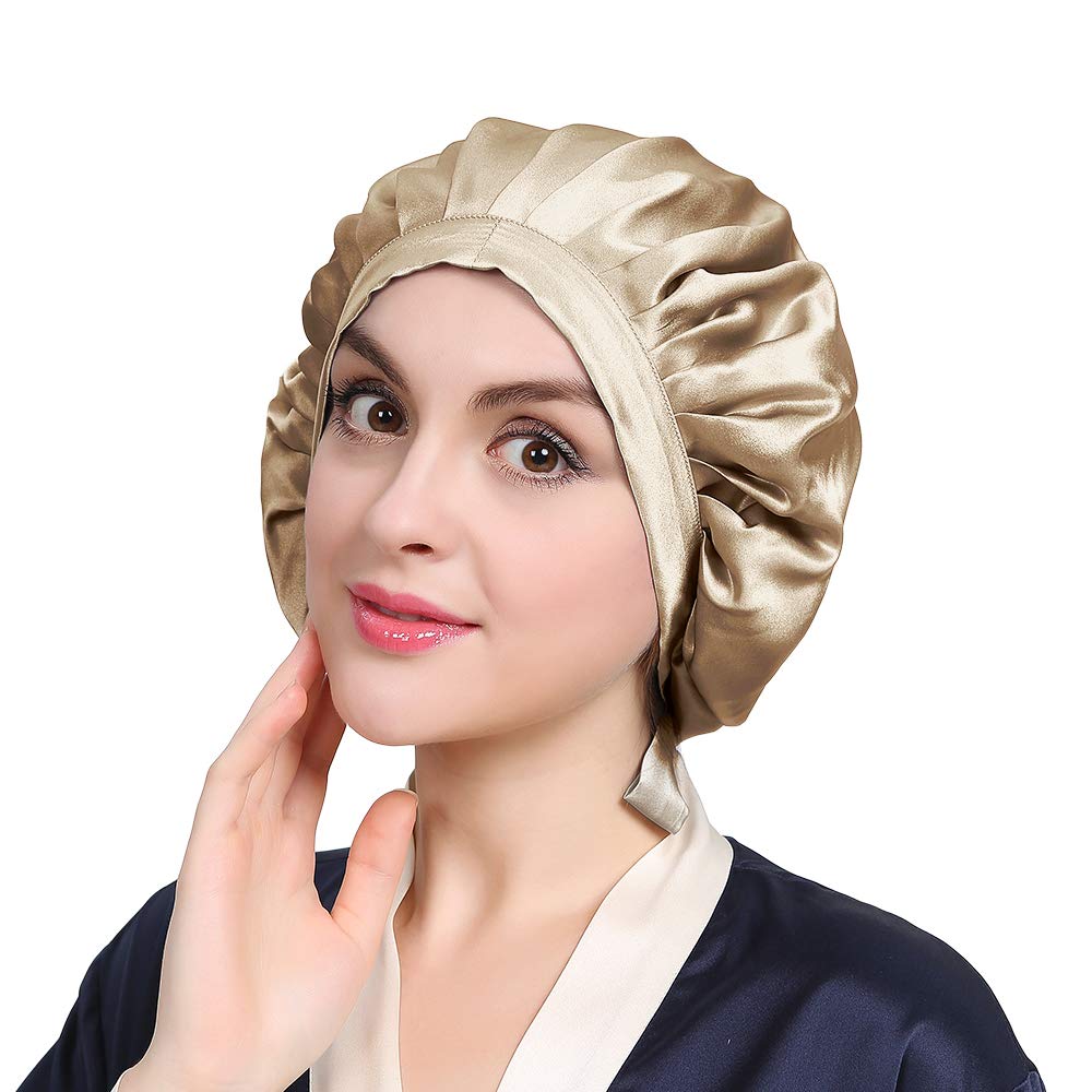 Women's 100 Silk Sleep Cap for Sleeping 