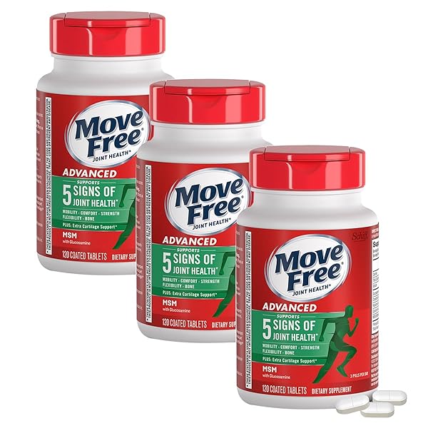 MOVE FREE ADVANCED GLUCOSAMINE CHONDROITIN MSM JOINT SUPPORT...