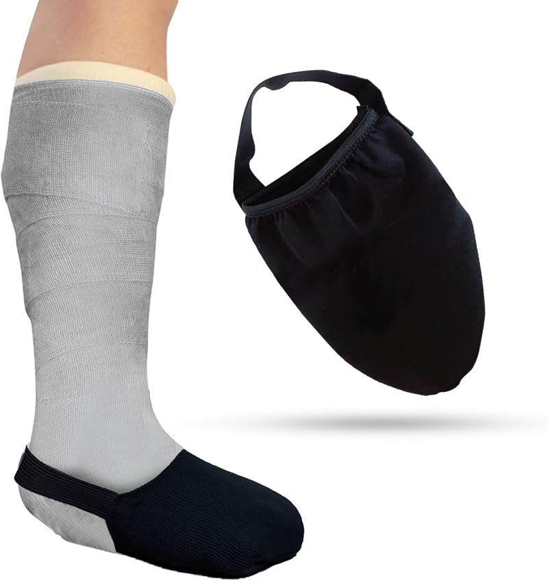 UICCVOKK Cast Toe Cover | Anti-Slip Sock for Plaster & Walking Boots