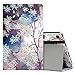 MoKo Case for All-New Amazon Fire HD 8 Tablet (7th Generation, 2017 Release Only) - Slim Folding Stand Cover for Fire HD 8, Lilac (with Auto Wake / Sleep)