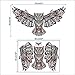 CQI 31× 18 Inches Colorful Owl Removable Home Decal Vinyl Wall Sticker Art Decor DIY Decoration