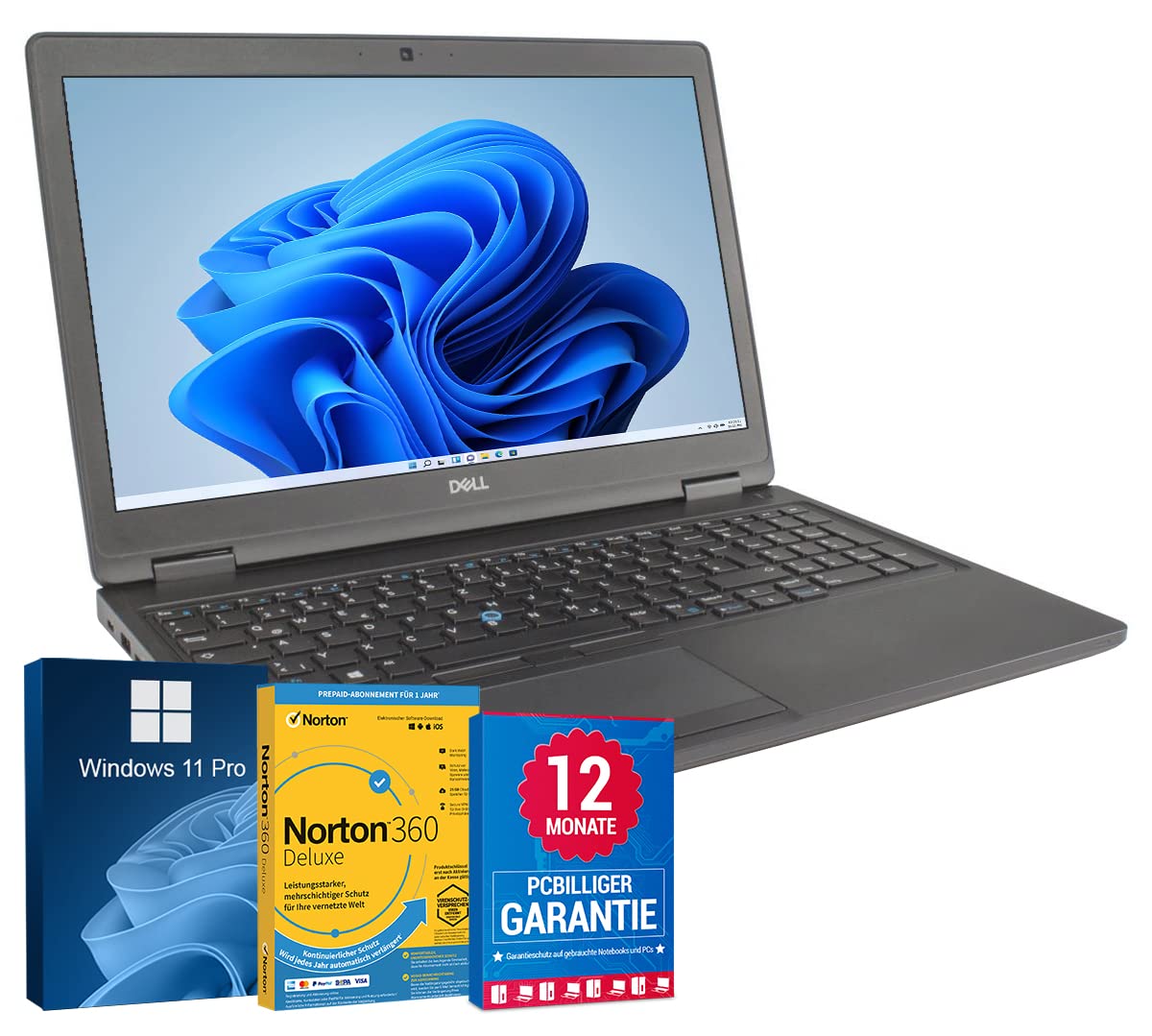 Dell Latitude 5590 15.6 Inch Full HD Laptop Intel Core i5-8250U@ up to 3.4GHz 16GB 512GB SSD with Windows 11 Pro & Free Antivirus Software Including (Refurbished) PCB3-334991712