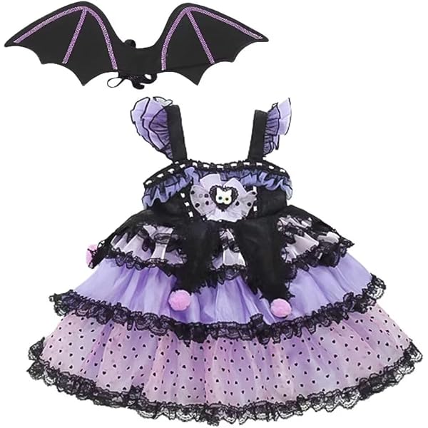 Amazon.com: Black Purple Witch Dress Up Scary Girl Kids Halloween Fancy  Party Special Occasion Purple Dress Black Shirt 2-3 Years: Clothing, Shoes  & Jewelry