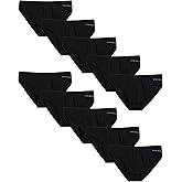 Van Heusen Mens Underwear Briefs - 10 Pack Quick Dry Low Rise Briefs No Fly Performance Underwear for Men Pack