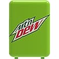 CURTIS Mountain Dew MIS134MD, Mini Portable Compact Personal Fridge Cooler, 4 Liter Capacity Chills Six 12 oz Cans, 100% Freon-Free & Eco Friendly, Lime
