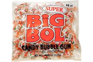 ALBERT'S SUPER SIZE BIG BOL Candy Bubble Gum 48 count