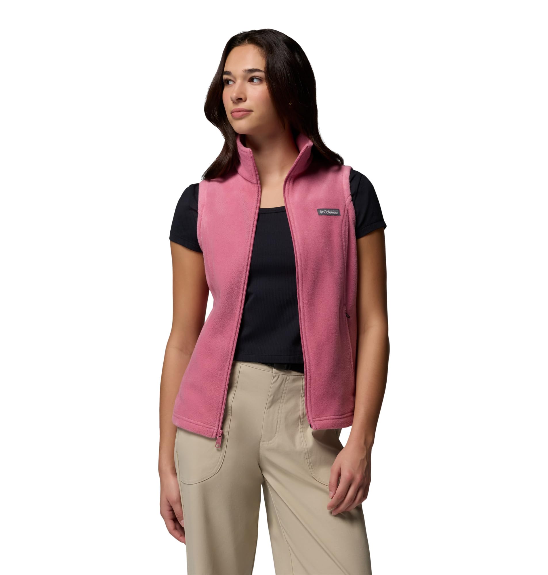 Columbia Women's Benton Springs Fleece Vest, Rosette, Large Image