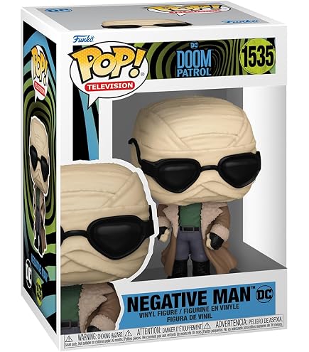 Funko POP! TV: Doom Patrol – Mr. Nobody, Leuchtet Im Dunkeln, Ca. 9,5 Cm, Vinyl-Figur Für Sammler Funko POP! TV: Doom Patrol – Mr. Nobody, Leuchtet Im Dunkeln, Ca. 9,5 Cm, Vinyl-Figur Für Sammler