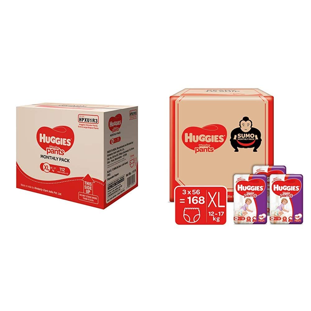 huggies xl monthly pack