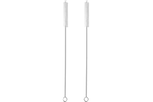 2 Qty Drink Straw Cleaning Brush - Bristle Cleaner for Stainless Steel Drinking Straws
