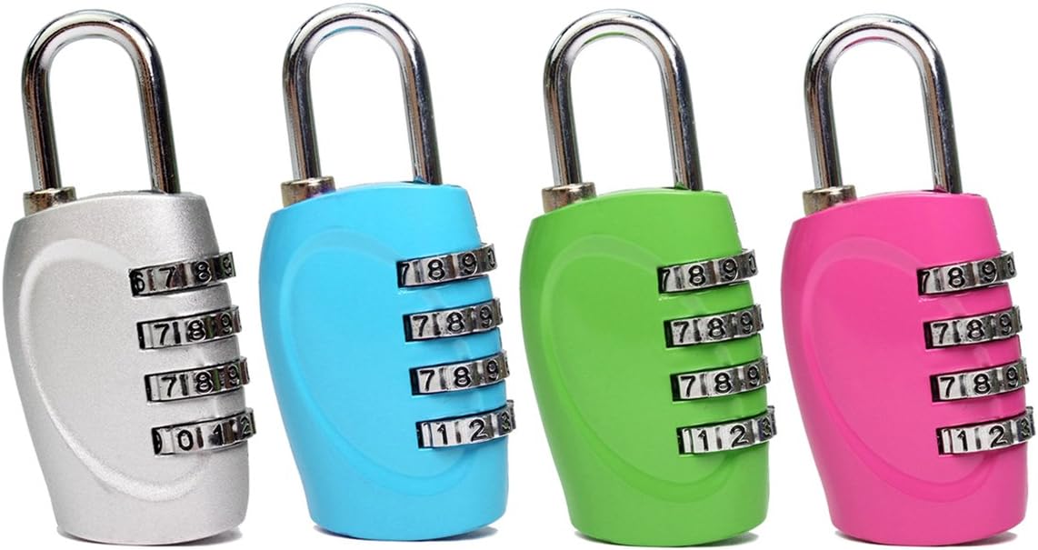 Yoption 4 Dígitos Cerradura de Combinación para el Equipaje, Gimnasio