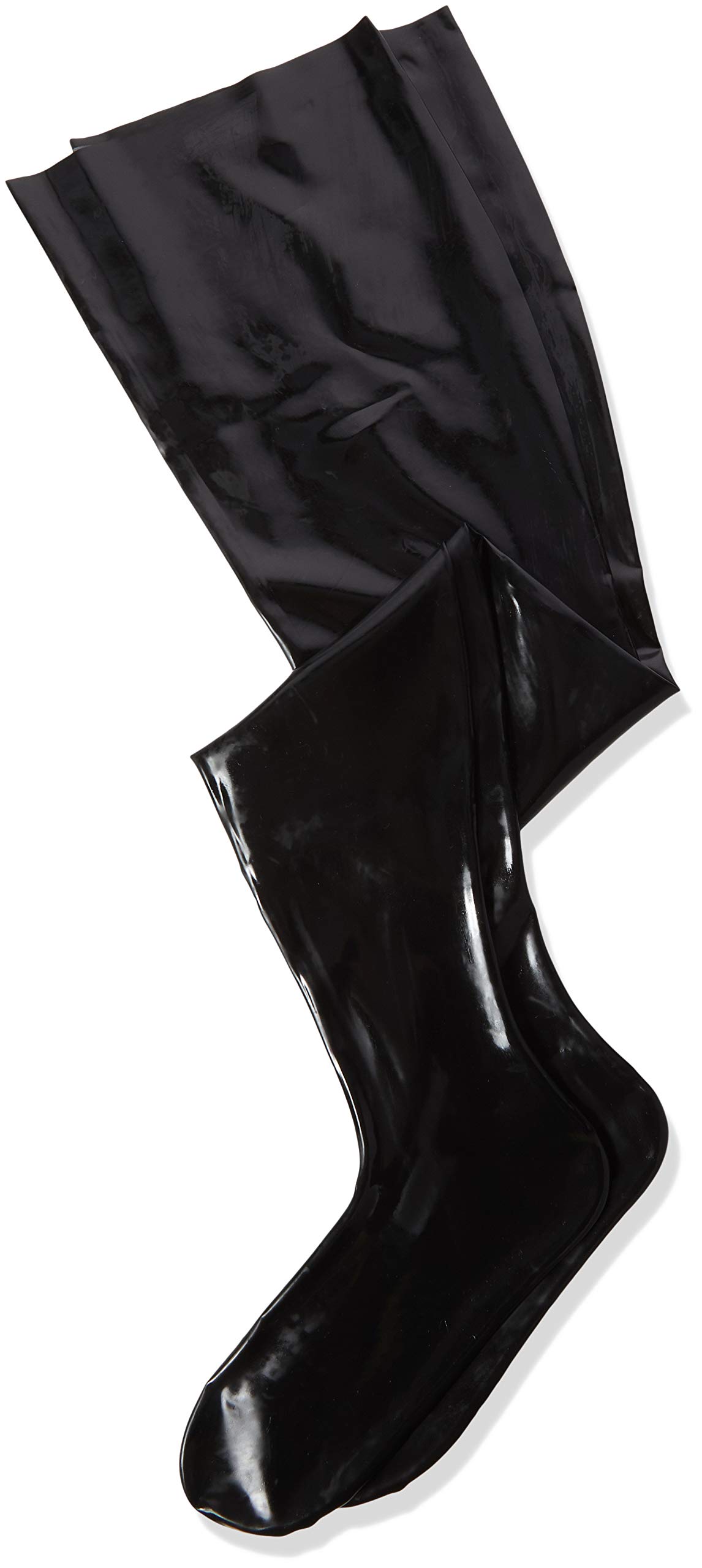 LATE X Small/Medium Black Latex Stockings