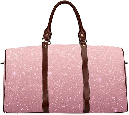 rose gold gym bag