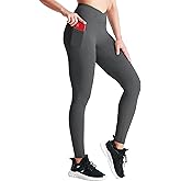 CADMUS Womens High Waist Workout Leggings Running 4 Way Stretch Yoga Pants Plus Size