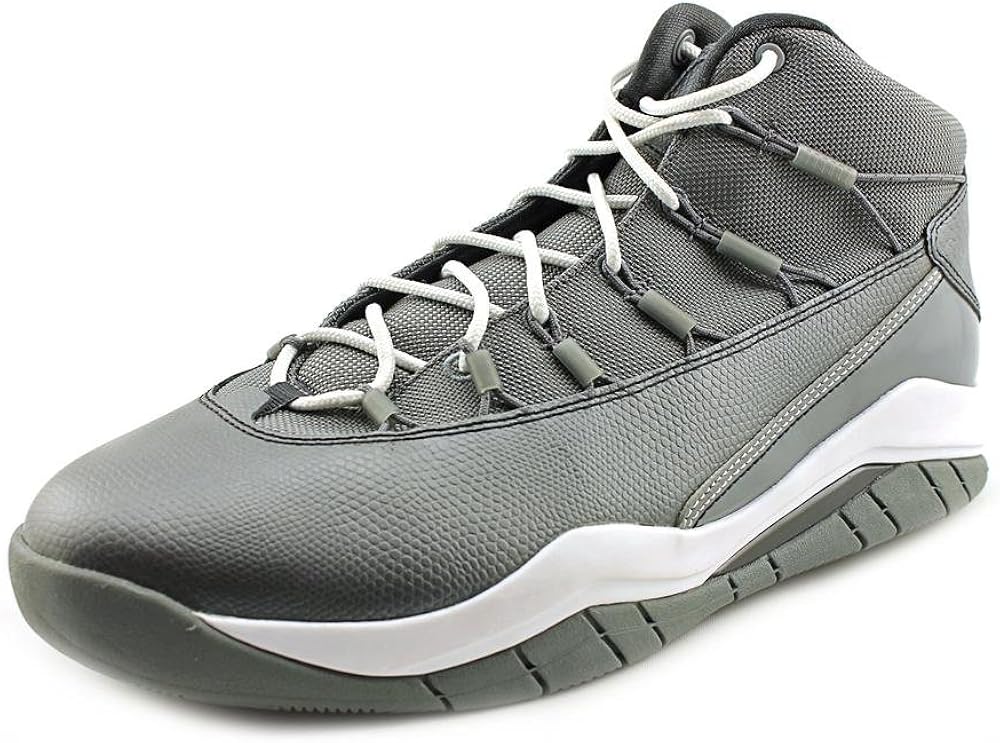 Amazon.com | Nike Jordan Prime Flight Mens Size 13 Gray Faux Leather Basketball Shoes | Fashion 