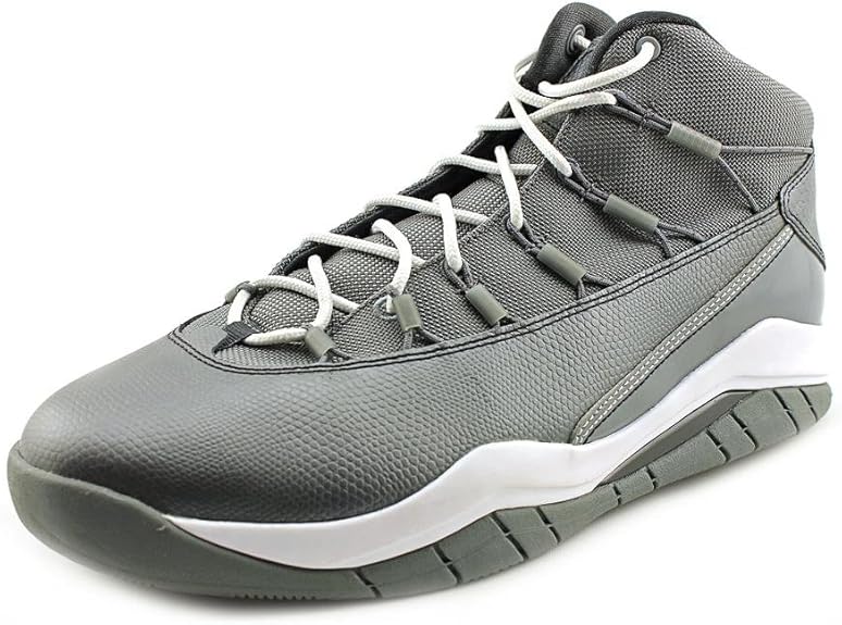 Amazon.com | Nike Jordan Prime Flight Mens Size 13 Gray Faux Leather Basketball Shoes | Fashion 