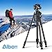 Albott Camera Tripod,55 inch Aluminum DSLR Tripod with Phone Stand for Canon,Nikon,Sony,Samsung,Olympus Camera and Phone