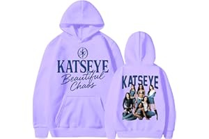 KATSEYE Hoodies for Kids Katseye Merch Sweatshirts Fashion Music Album Graphic Long Sleeve Concert Streetwear for 3-14 Years