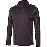 VAUTE Men's 1/4 Zip Pullover Shirts UPF 50+ Long Sleeve Golf Contrast Seam Pullover Shirts Quick-Dry Athletic Pullover Tops