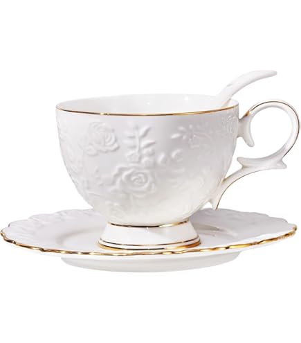 Amazon.com | Mikasa Cocoa Blossom Teacup And Saucer: Teacup With