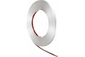 HARFINGTON 32.8ft x 0.39" Wall Trim Peel and Stick Molding Trim Frame, Flexible PVC Self Adhesive DIY Accent Strip for Wall, 