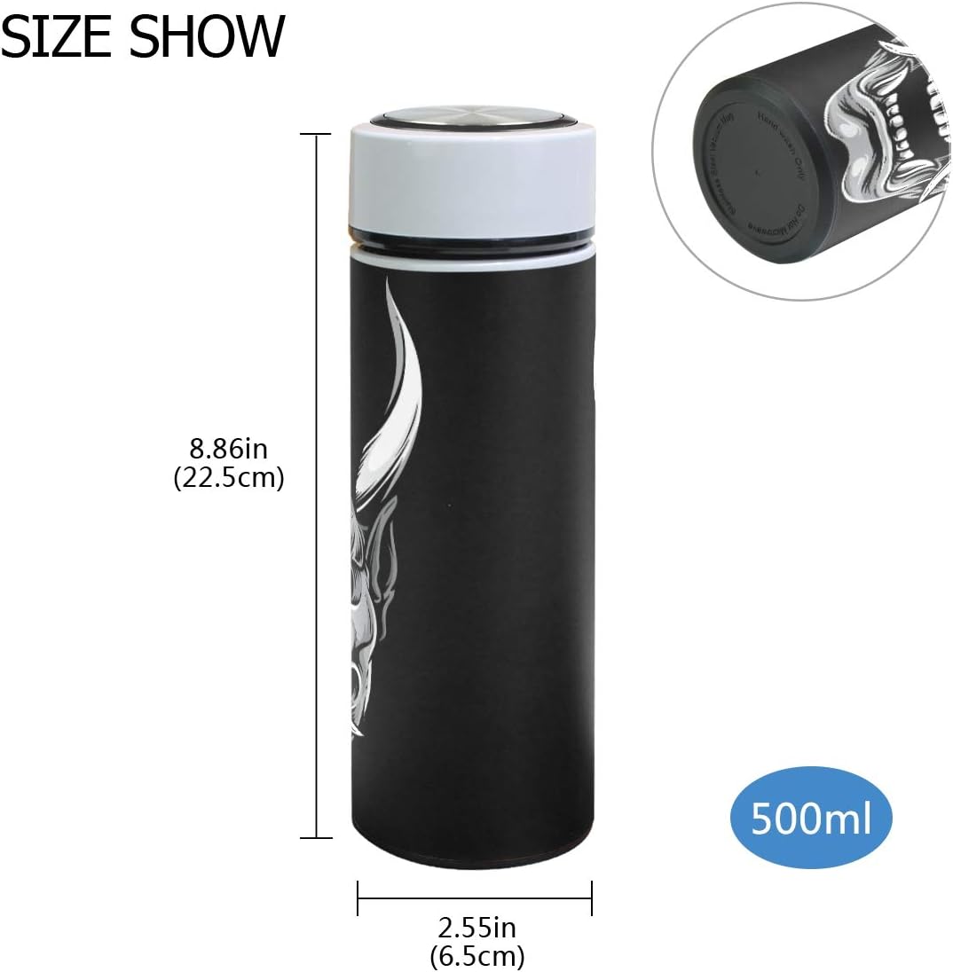 Amazon 水筒 500ml 日本のマスク 真空断熱ケータイマグ おしゃれ 保冷保温 魔法瓶 サーモス 可愛い マグボトル 軽量 オフィス 通勤 通学 水筒 マグボトル オンライン通販