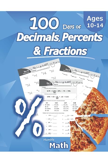 Math worksheets printable amazon percentages